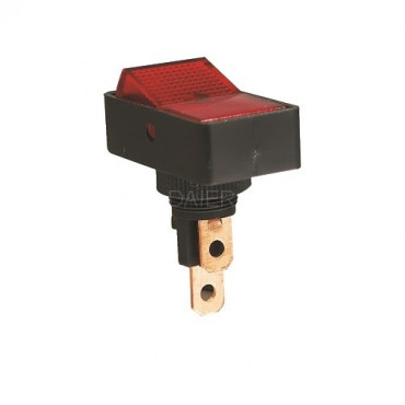 Клавишный переключатель ASW-11D, 3c 20A красный
